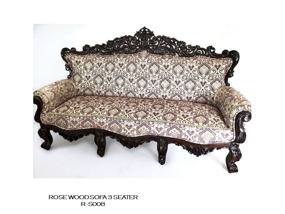 Rosewood Sofa - 3Seater