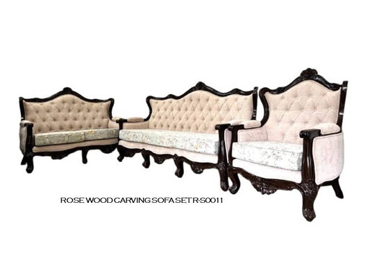 Rosewood Carved Sofa Set - (3+2)