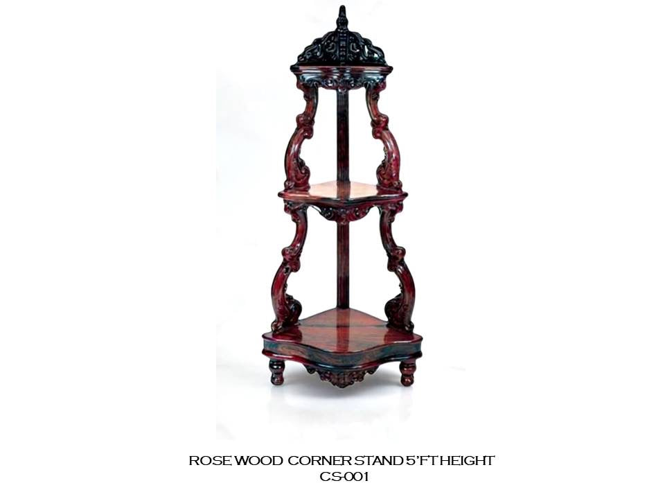 Rosewood Corner Stand