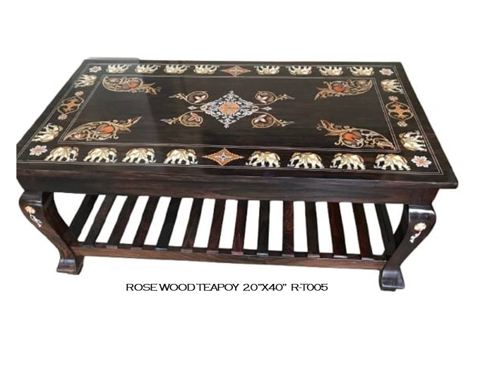 Rosewood Teapoy - 002