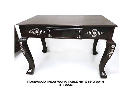 Rosewood Inlay Work Table