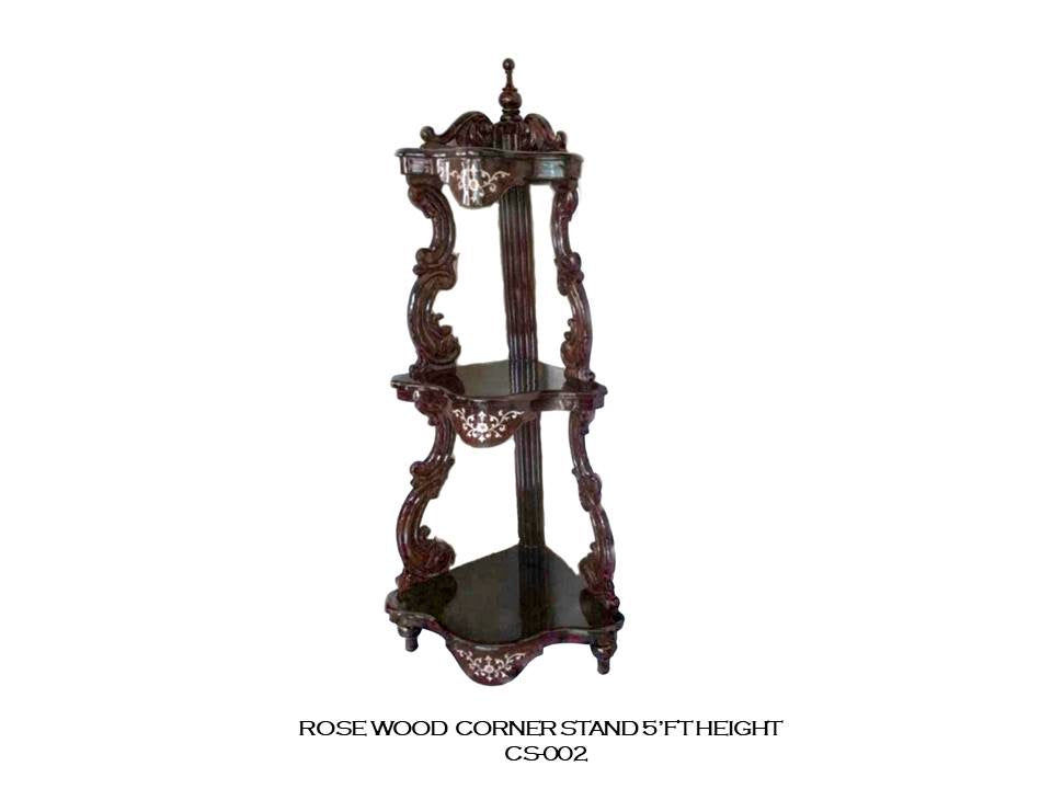 Rosewood Corner Stand