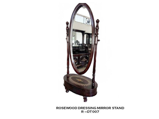Rosewood Dressing Mirror Stand