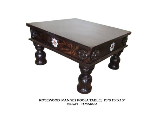 Rosewood Pooja Table