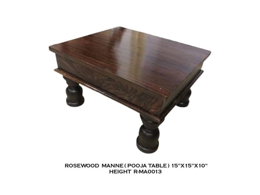 Rosewood Pooja Table